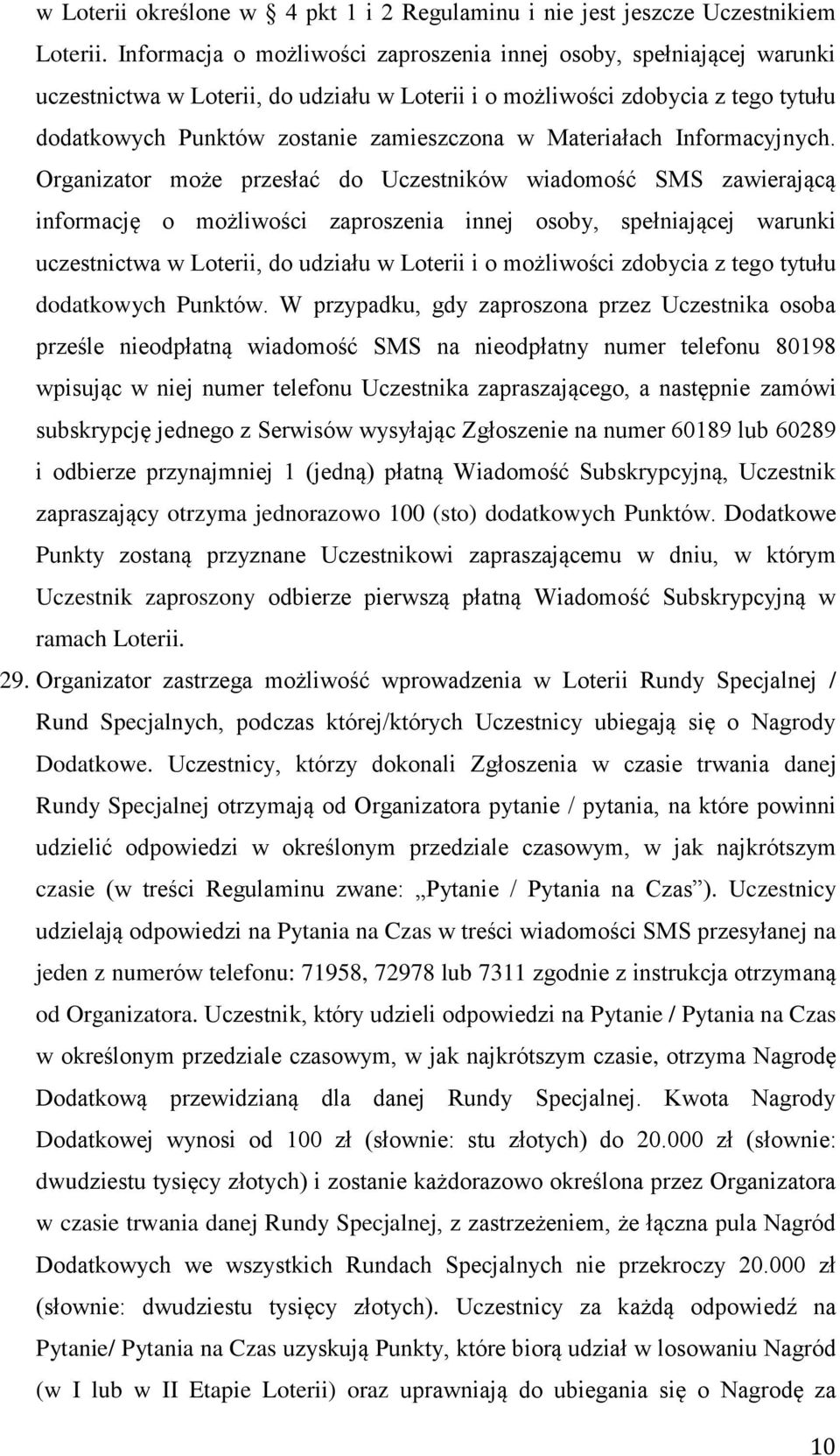 Materiałach Informacyjnych.
