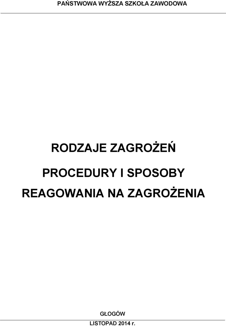 PROCEDURY I SPOSOBY