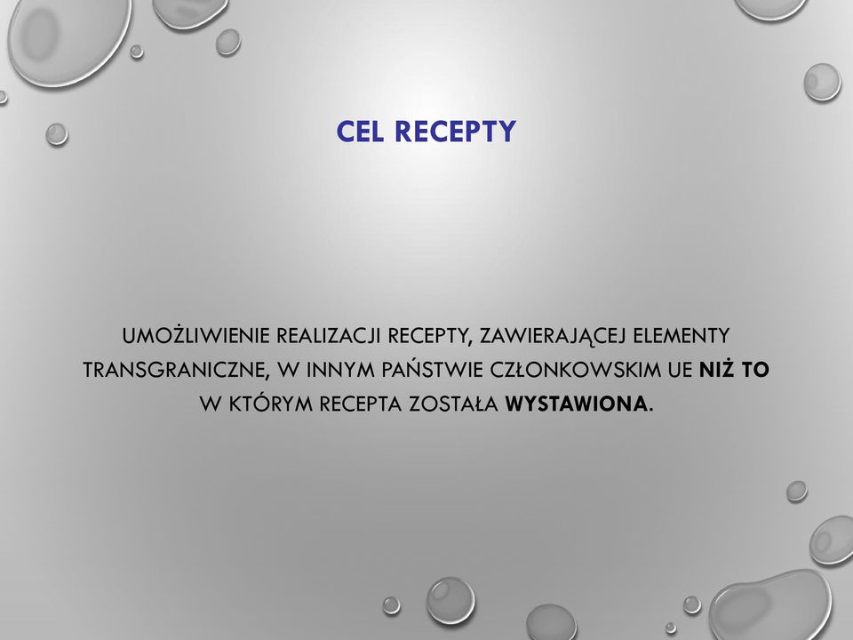 TRANSGRANICZNE, W INNYM PAŃSTWIE
