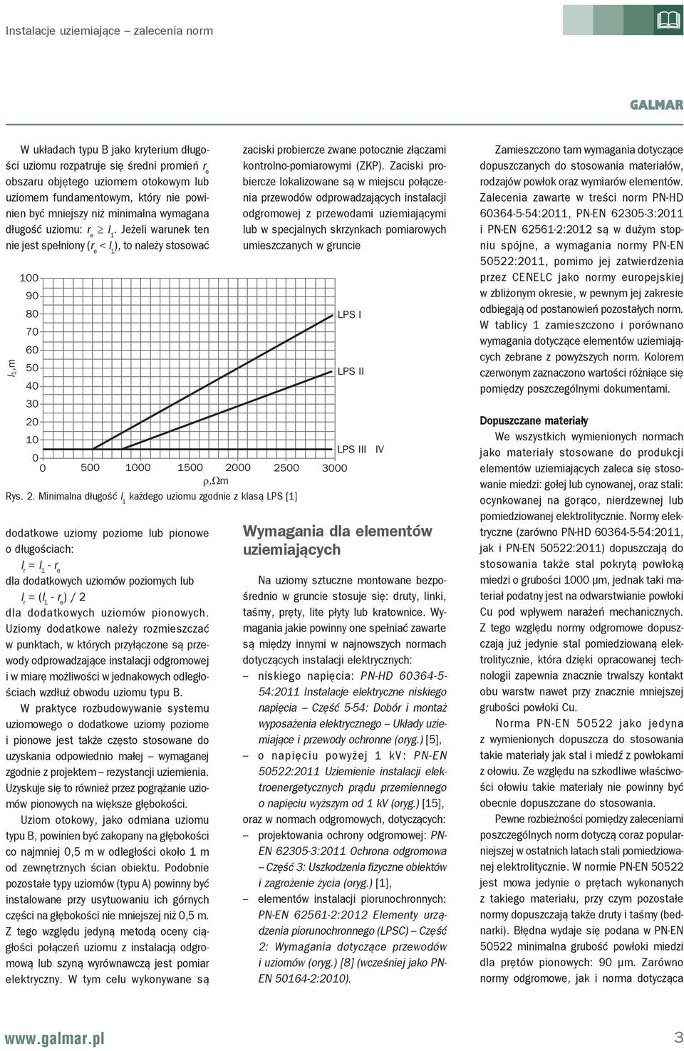 Jeżeli warunek ten nie jest spełniony (r e < l 1 ), to należy stosować 100 90 80 LPS I 70 60 50 LPS II 40 30 20