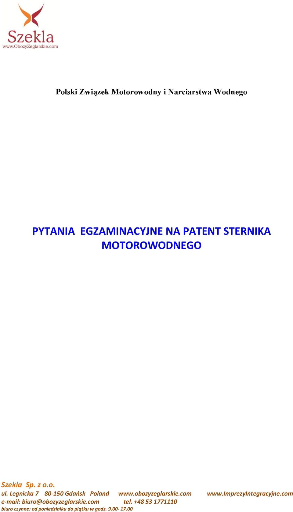 Wodnego PYTANIA