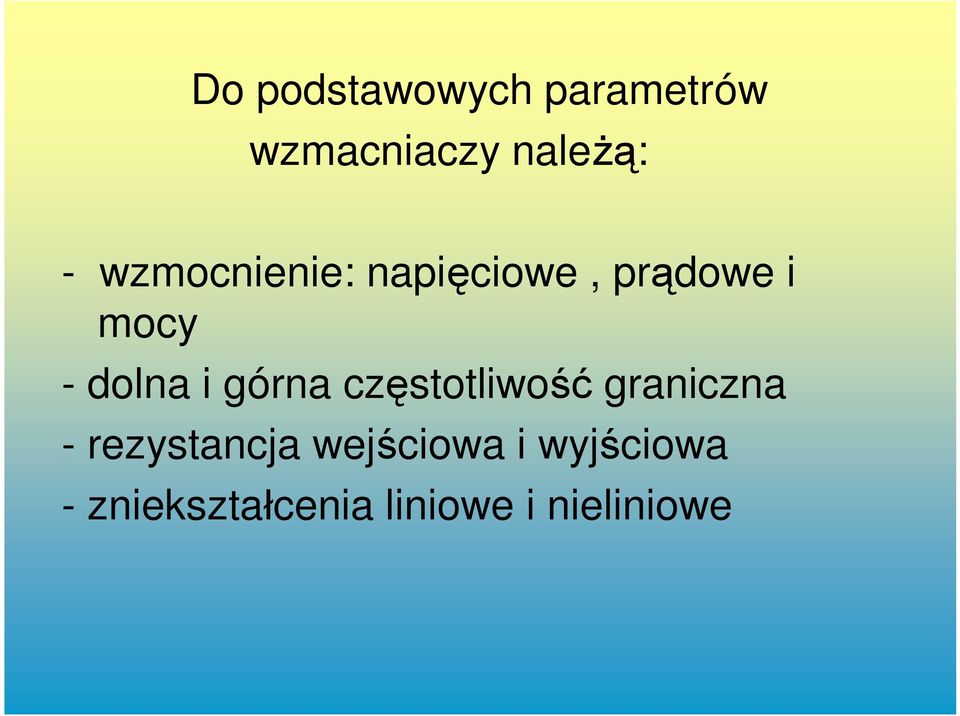 górna częstotliwość graniczna - rezystancja