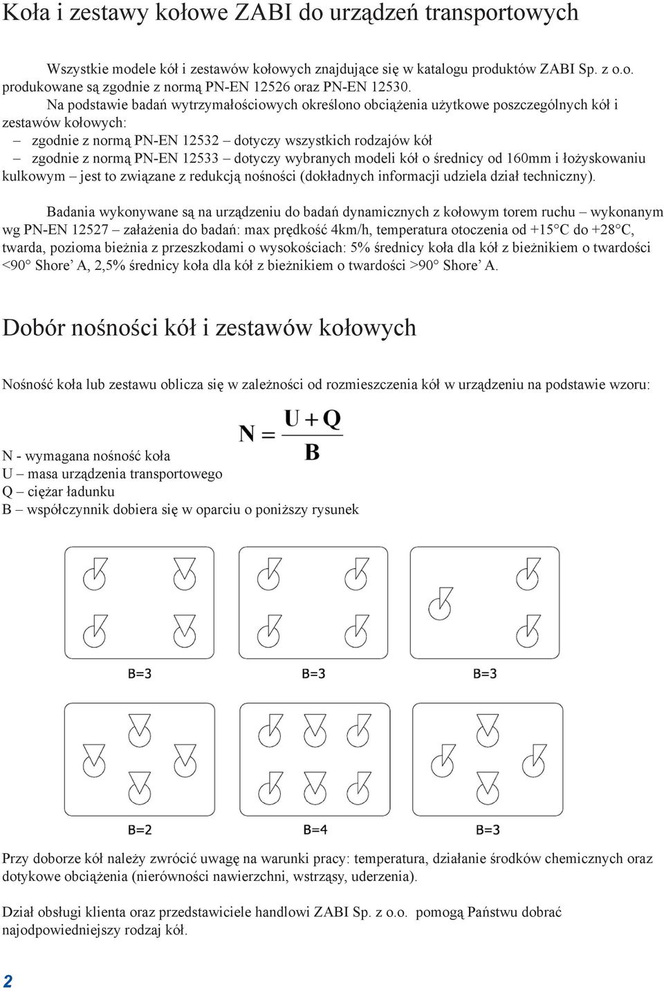 dotyczy wybranych modeli kół o średnicy od 160mm i łożyskowaniu kulkowym jest to związane z redukcją nośności (dokładnych informacji udziela dział techniczny).