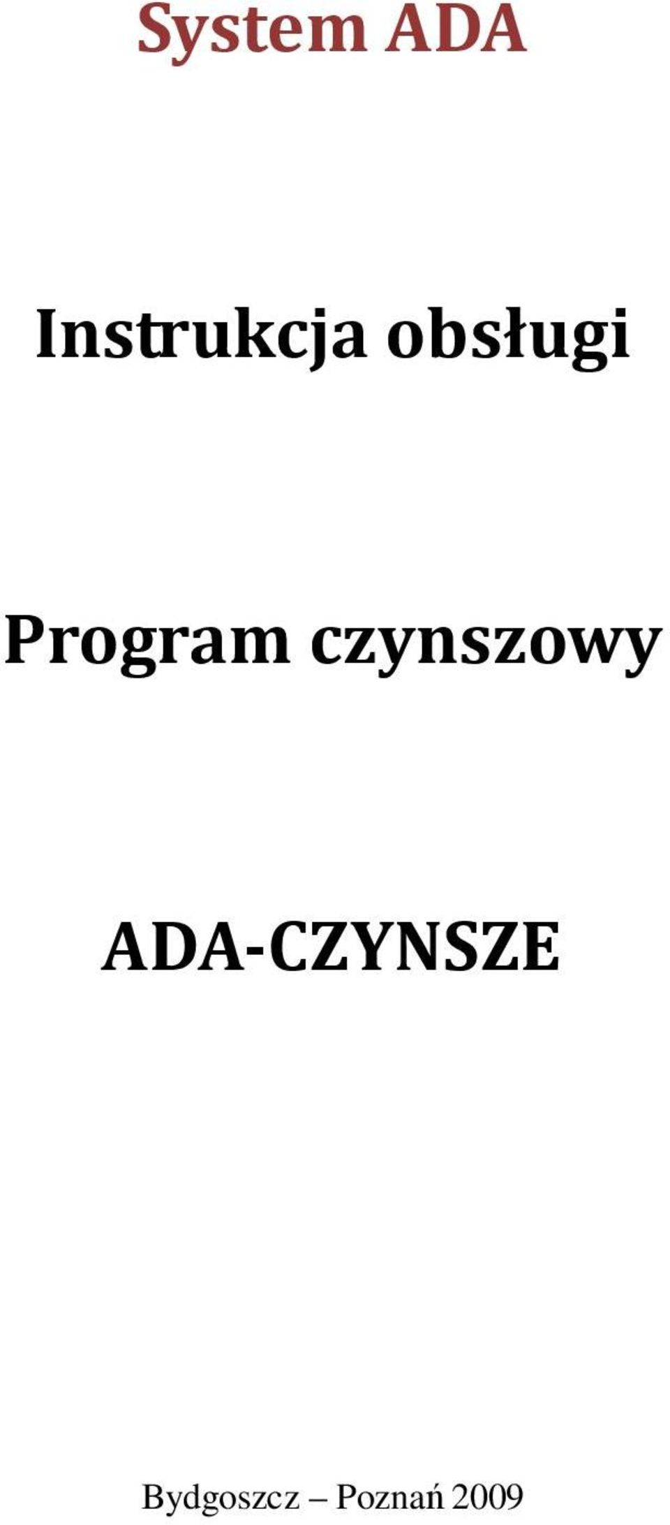 Program czynszowy