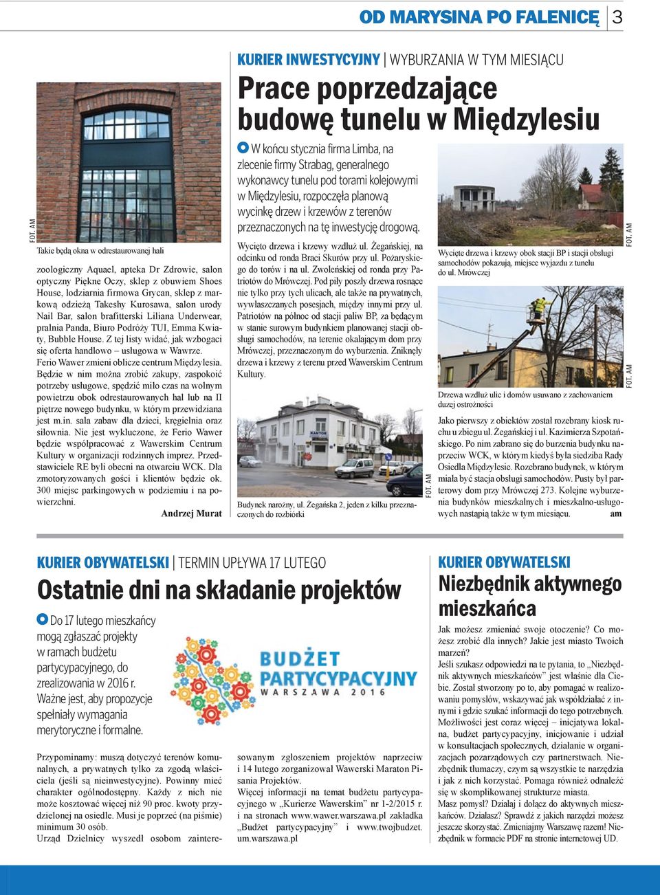 Z tej listy widać, jak wzbogaci się oferta handlowo usługowa w Wawrze. Ferio Wawer zmieni oblicze centrum Międzylesia.