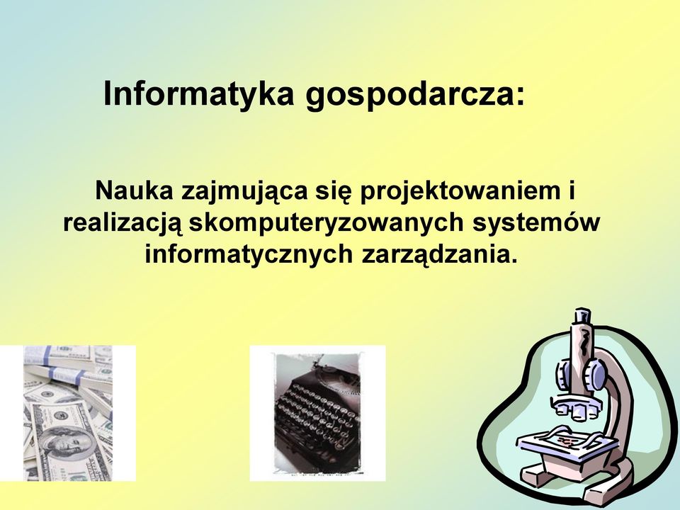 realizacją skomputeryzowanych