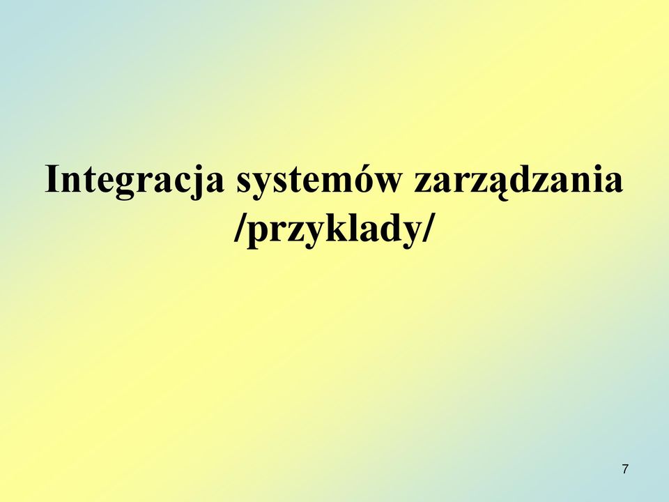 zarządzania