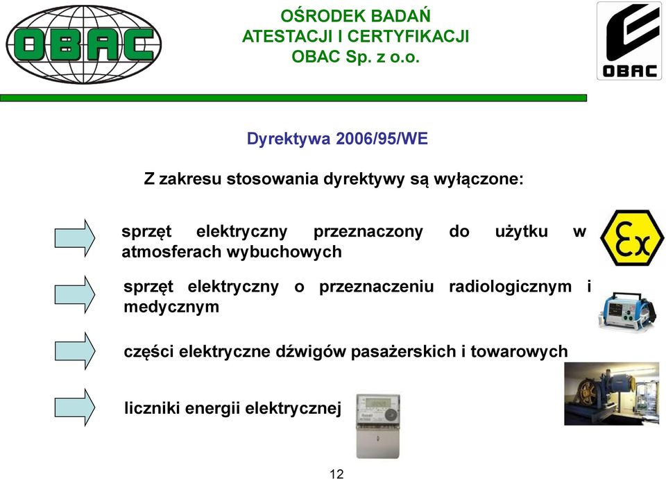 sprzęt elektryczny o przeznaczeniu radiologicznym i medycznym części