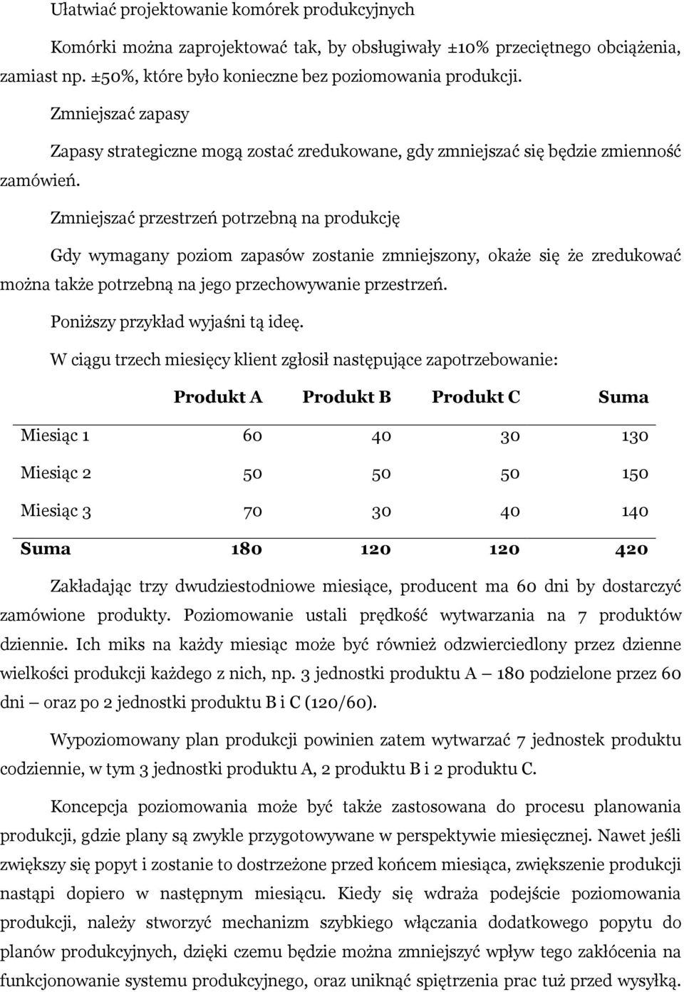 Zmniejszać przestrzeń potrzebną na produkcję Gdy wymagany poziom zapasów zostanie zmniejszony, okaże się że zredukować można także potrzebną na jego przechowywanie przestrzeń.