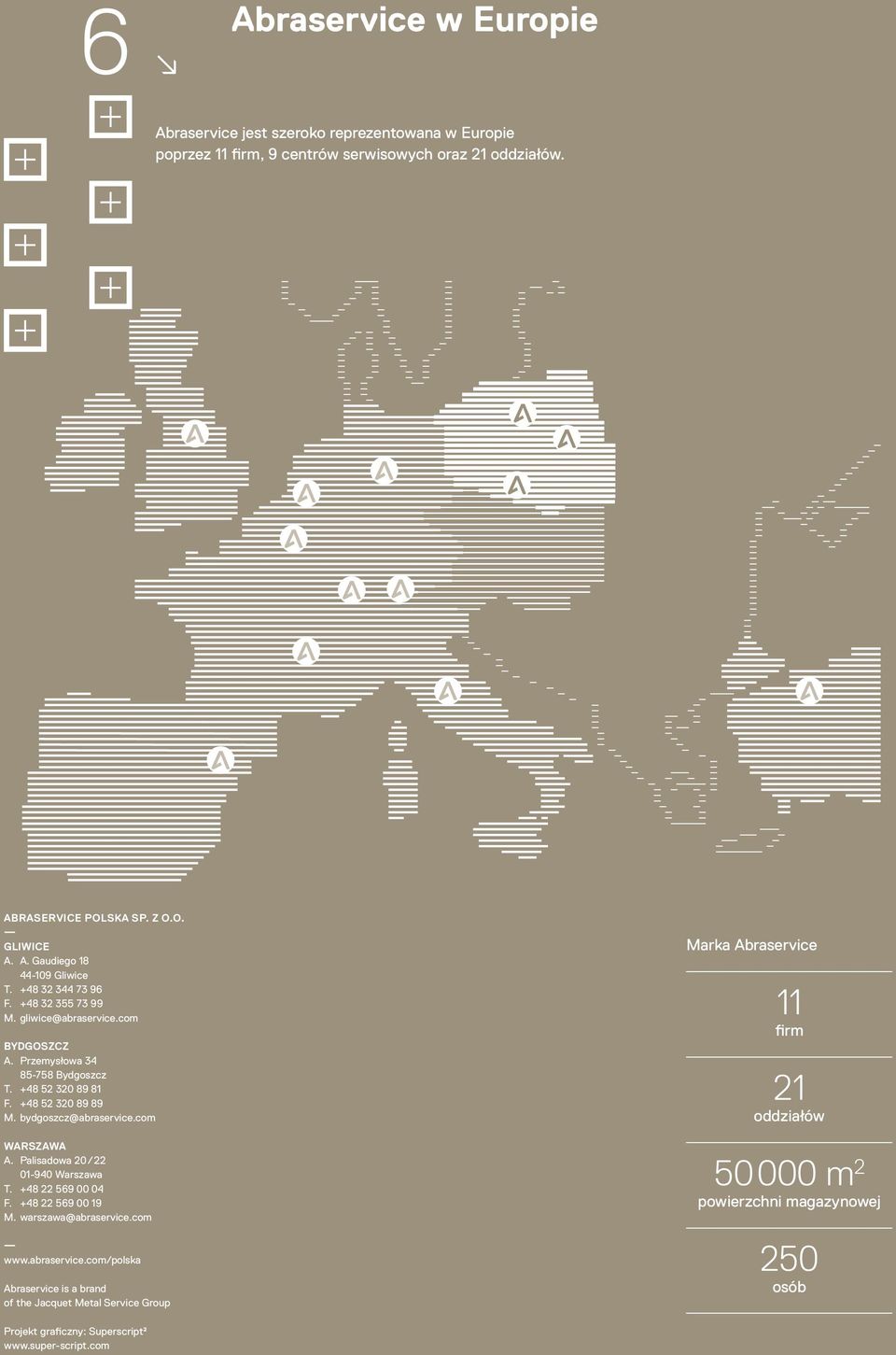 com WARSZAWA A. Palisadowa 20 / 22 01-940 Warszawa T. +48 22 569 00 04 F. +48 22 569 00 19 M. warszawa@abraservice.