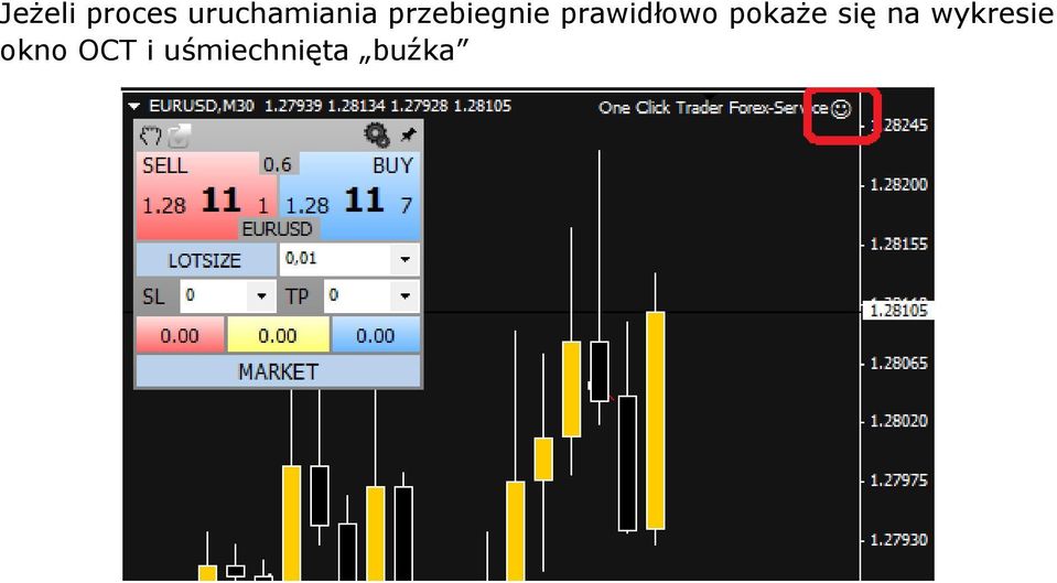 prawidłowo pokaże się na