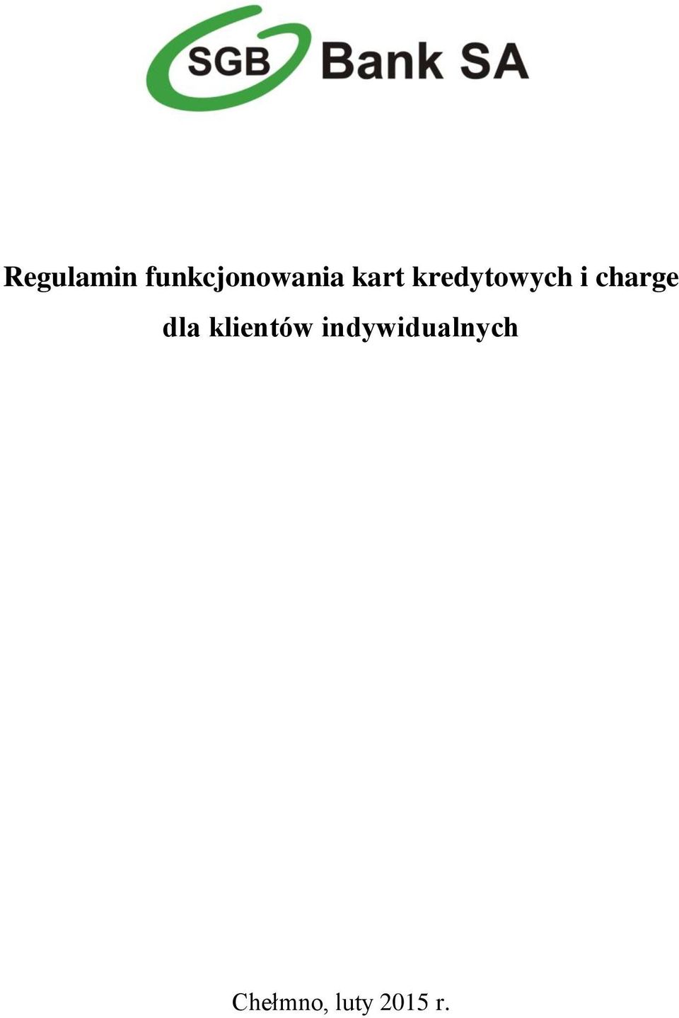charge dla klientów