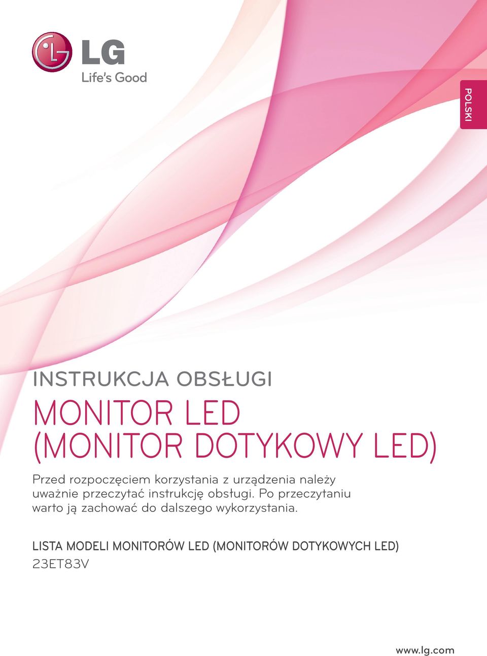 instrukcję obsługi.