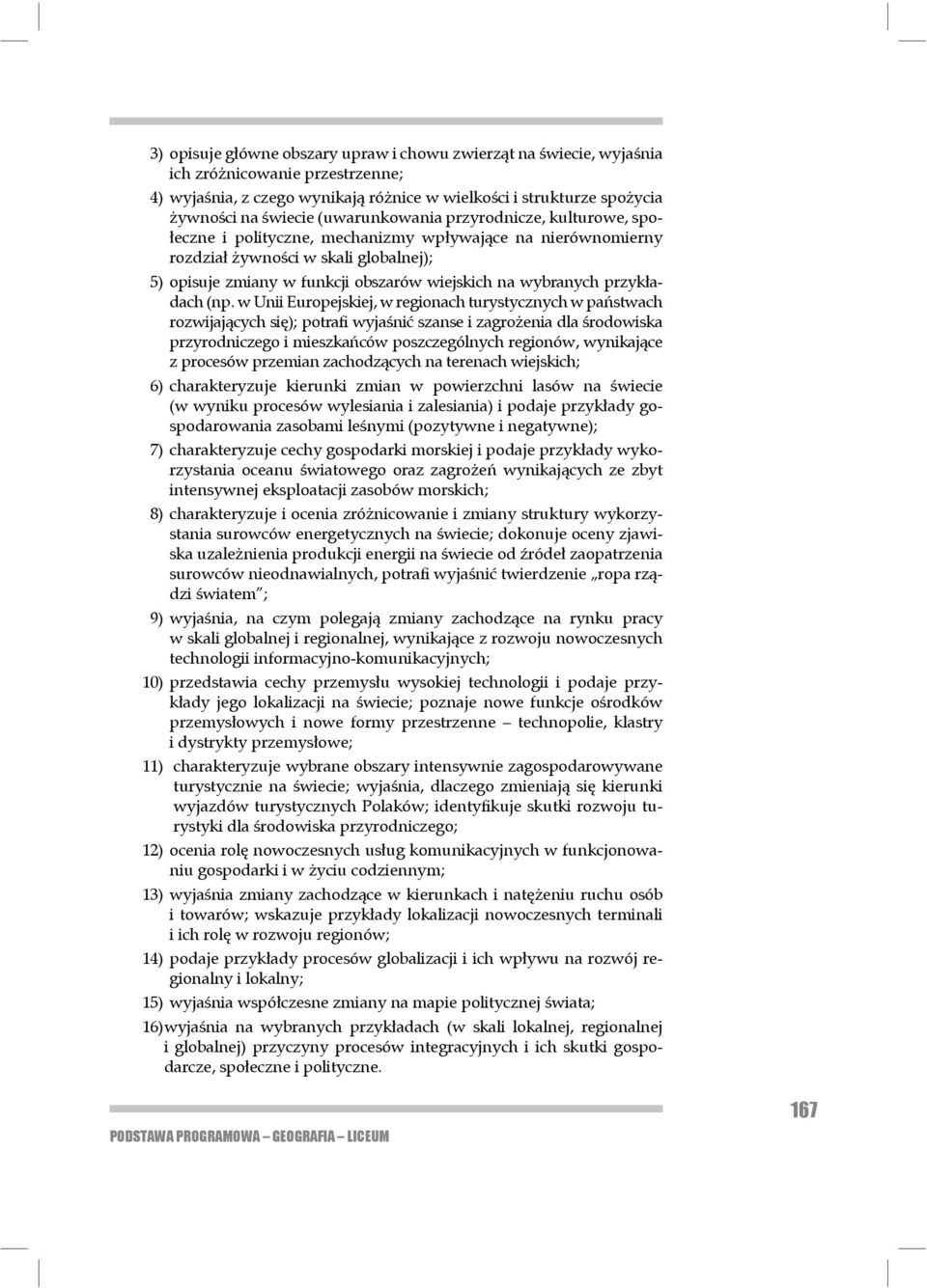 wybranych przykładach (np.