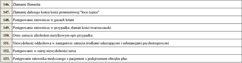 Ostre zatrucie alkoholem metylkowym-opis przypadku 151.