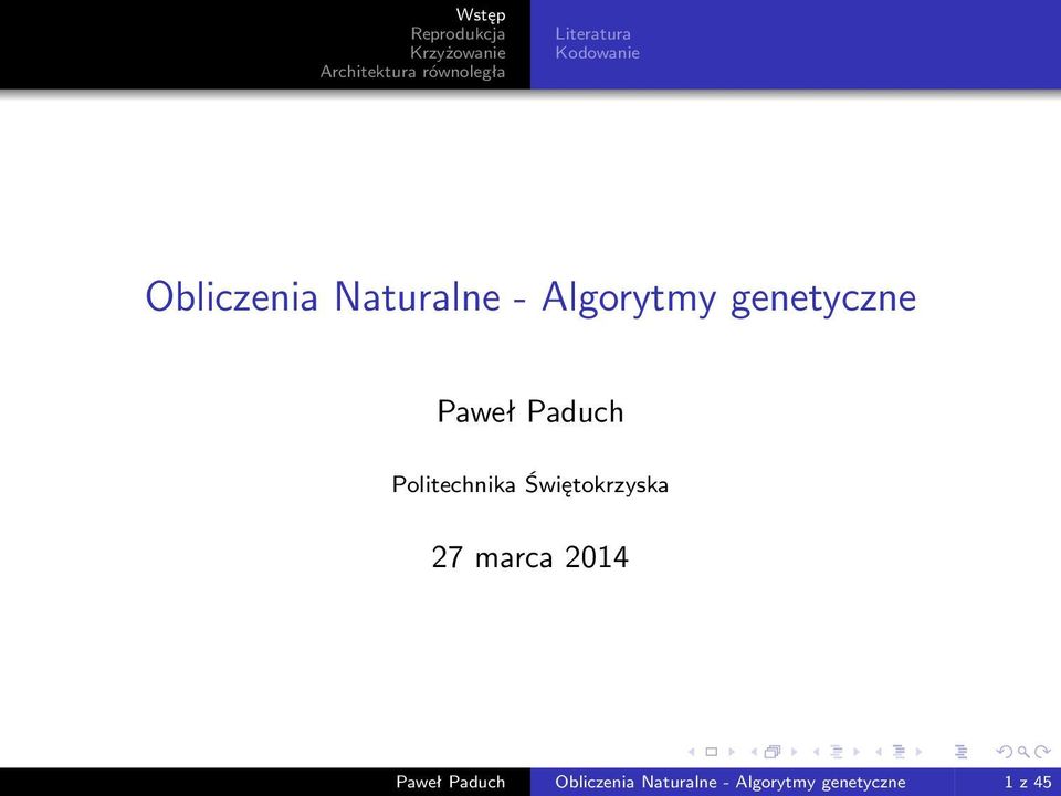 Politechnika Świętokrzyska 27 marca 2014
