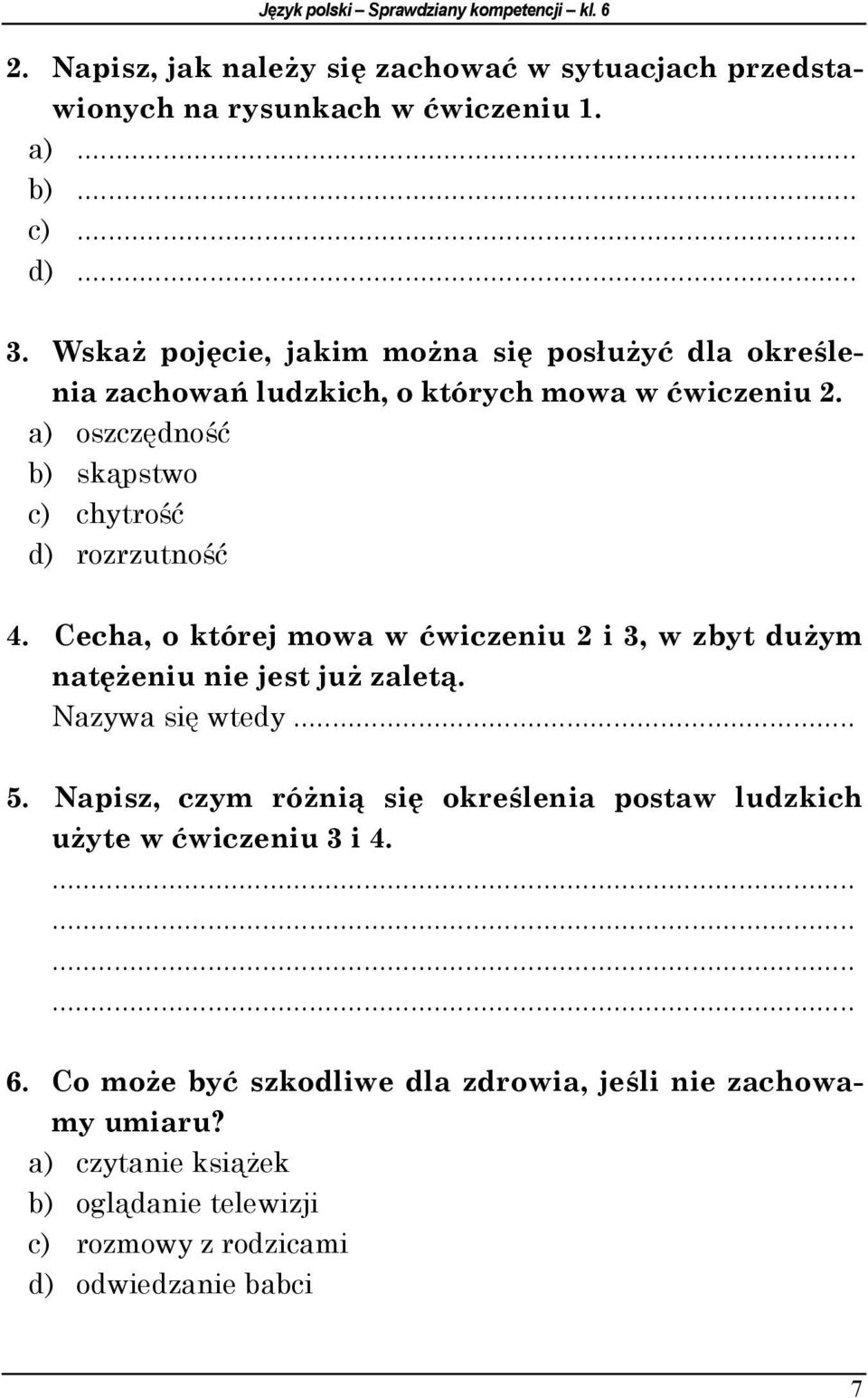 Kazimiera Gorczyca Anna Sławińska. język polski. sprawdziany kompetencji.  dla klasy 6 szkoły podstawowej. Łódź - PDF Free Download
