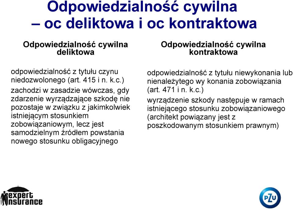 deliktowa i oc 
