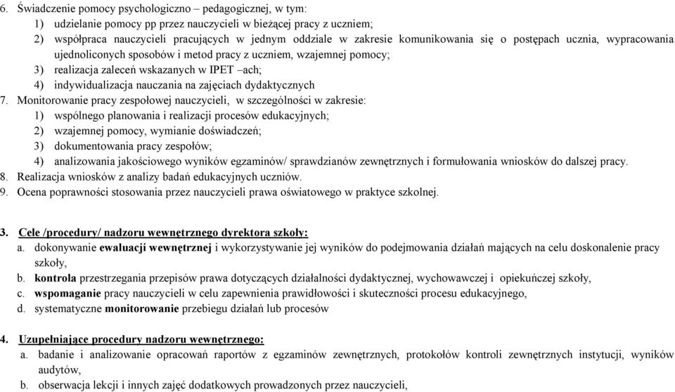 zajęciach dydaktycznych 7.