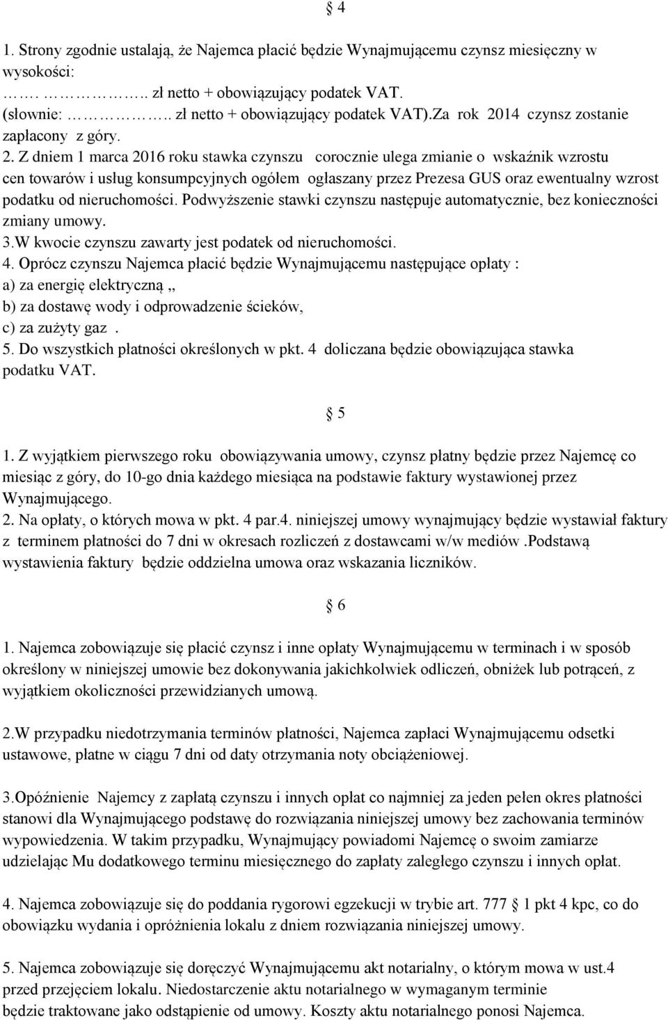 Ramowy wzór umowy najmu lokalu użytkowego - PDF Free Download