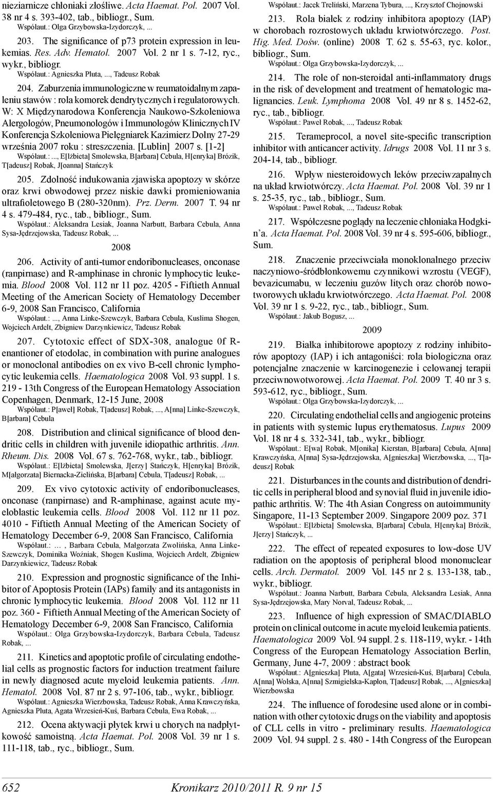 Zaburzenia immunologiczne w reumatoidalnym zapaleniu stawów : rola komorek dendrytycznych i regulatorowych.