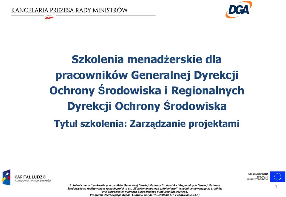 Ochrony Środowiska Dziękujemy za zapoznanie się z