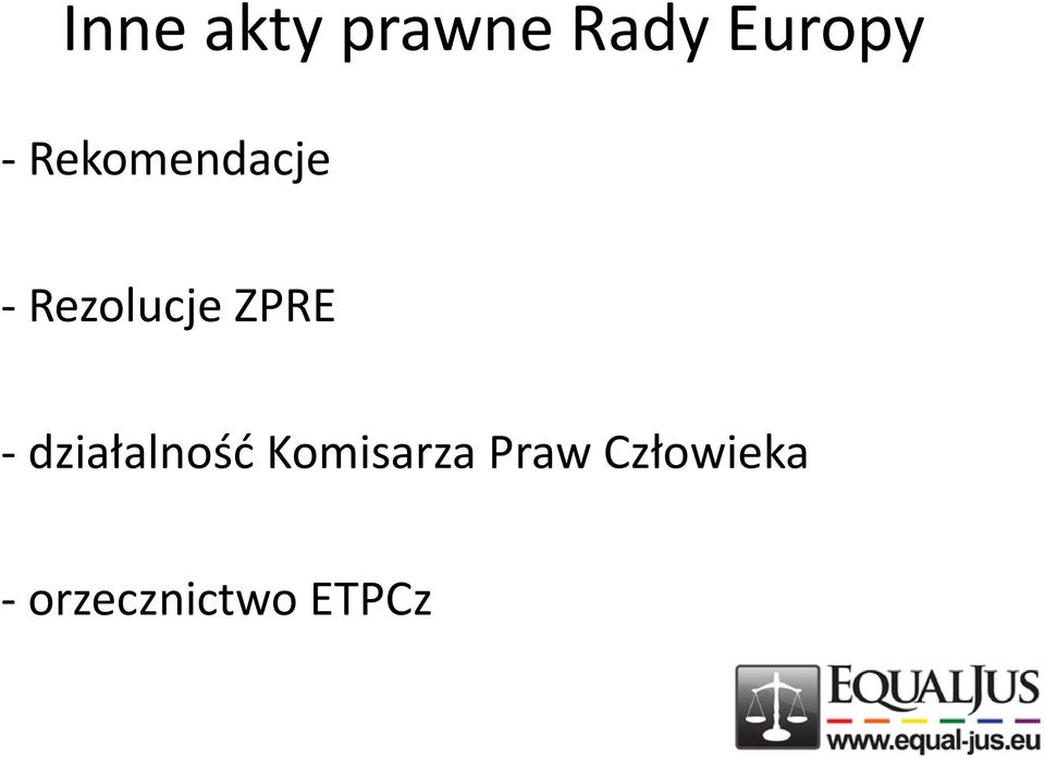 ZPRE - działalnośd Komisarza