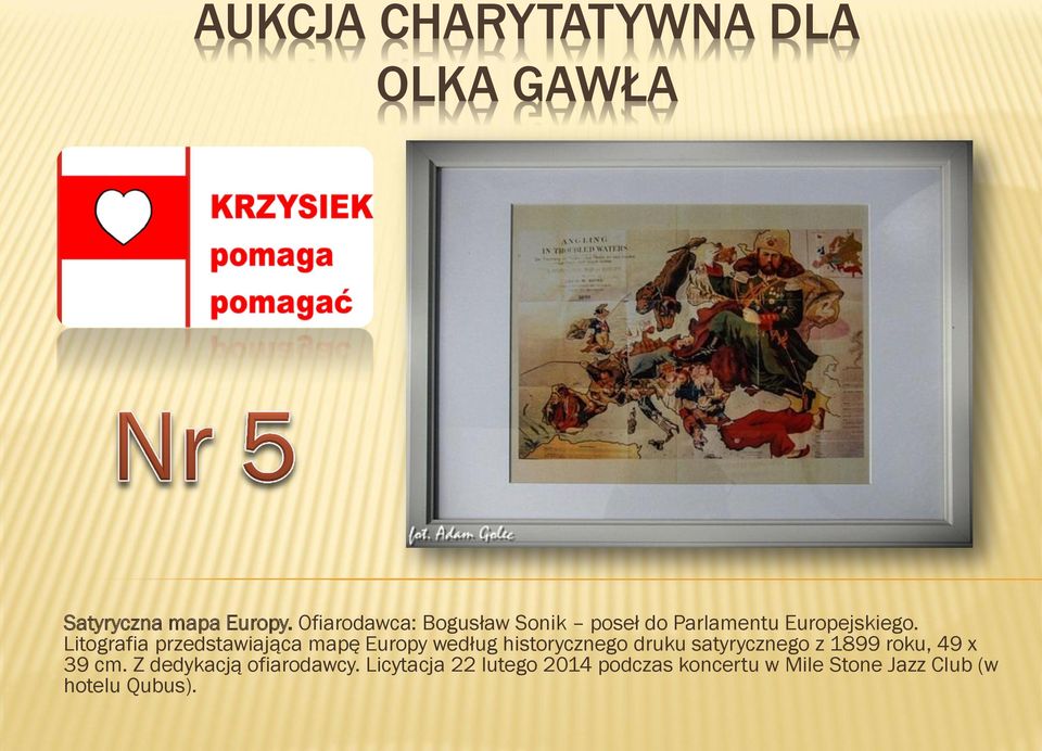Litografia przedstawiająca mapę Europy według historycznego druku