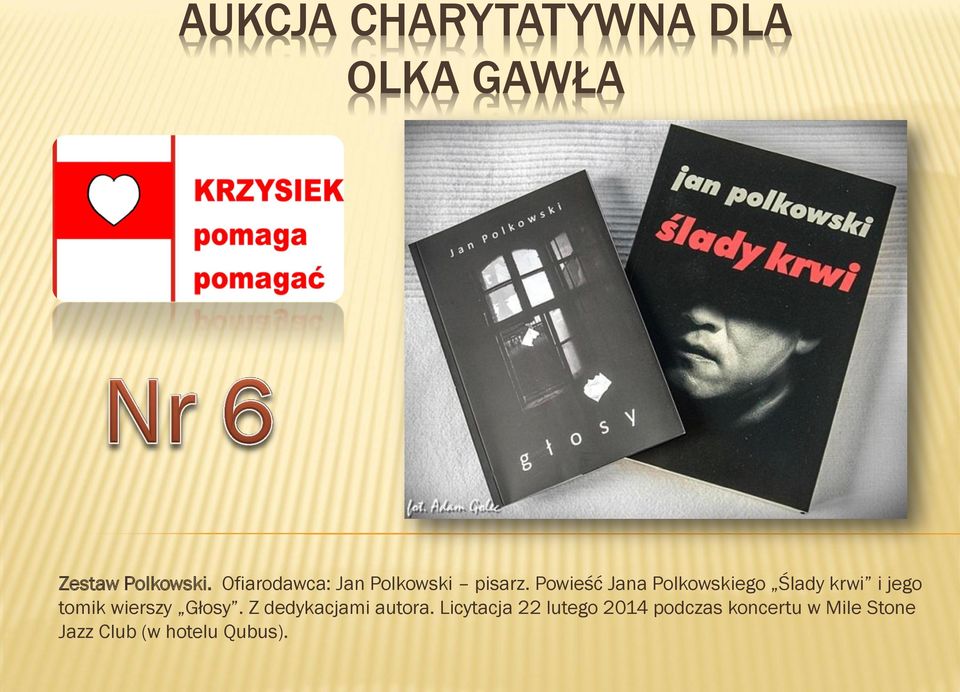 wierszy Głosy. Z dedykacjami autora.