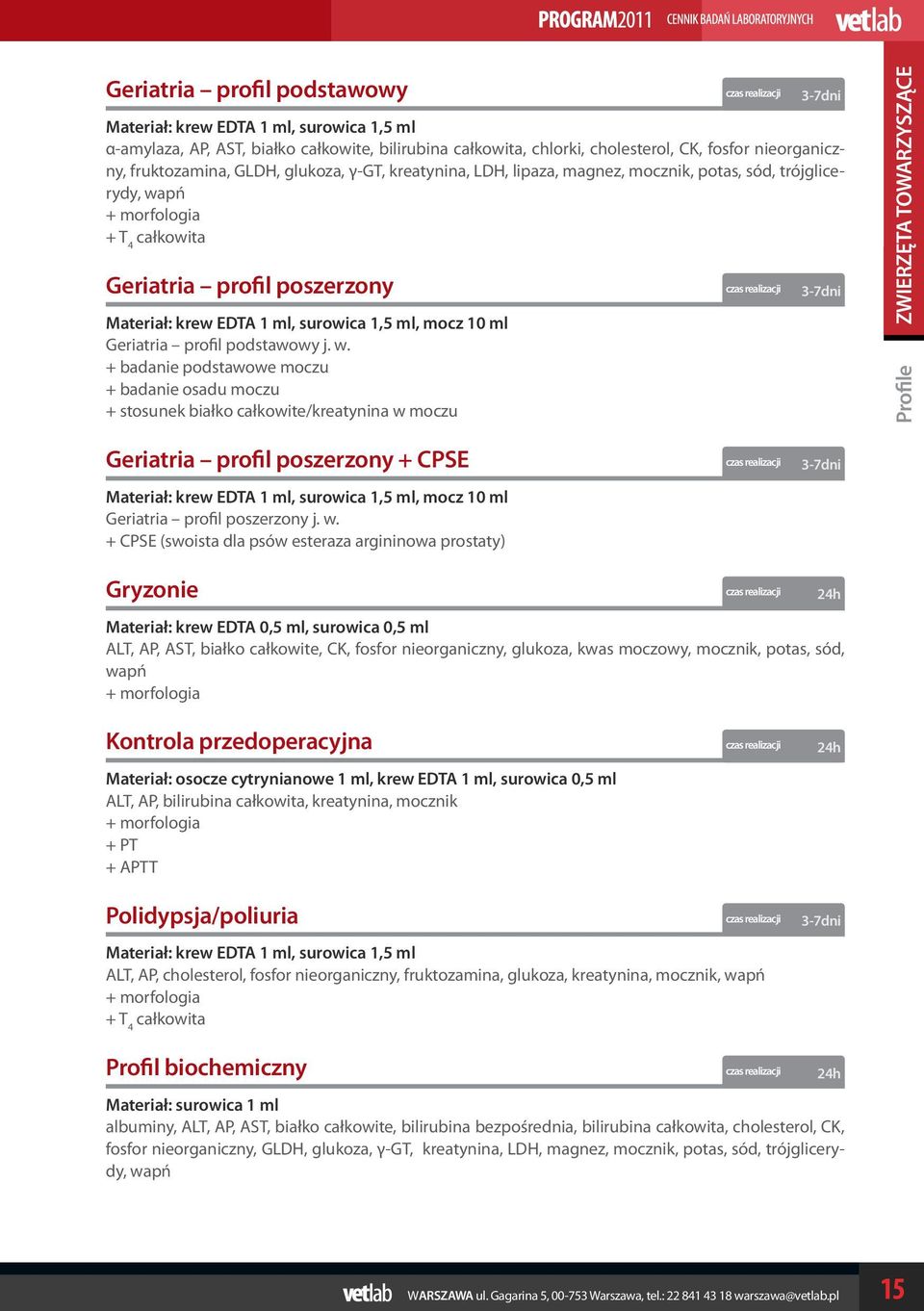 Geriatria profil podstawowy j. w.