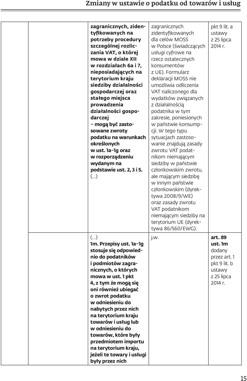 1a 1g oraz w rozporządzeniu wydanym na podstawie ust. 2, 3 i 5. 1m. Przepisy ust. 1a 1g stosuje się odpowiednio do podatników i podmiotów zagranicznych, o których mowa w ust.