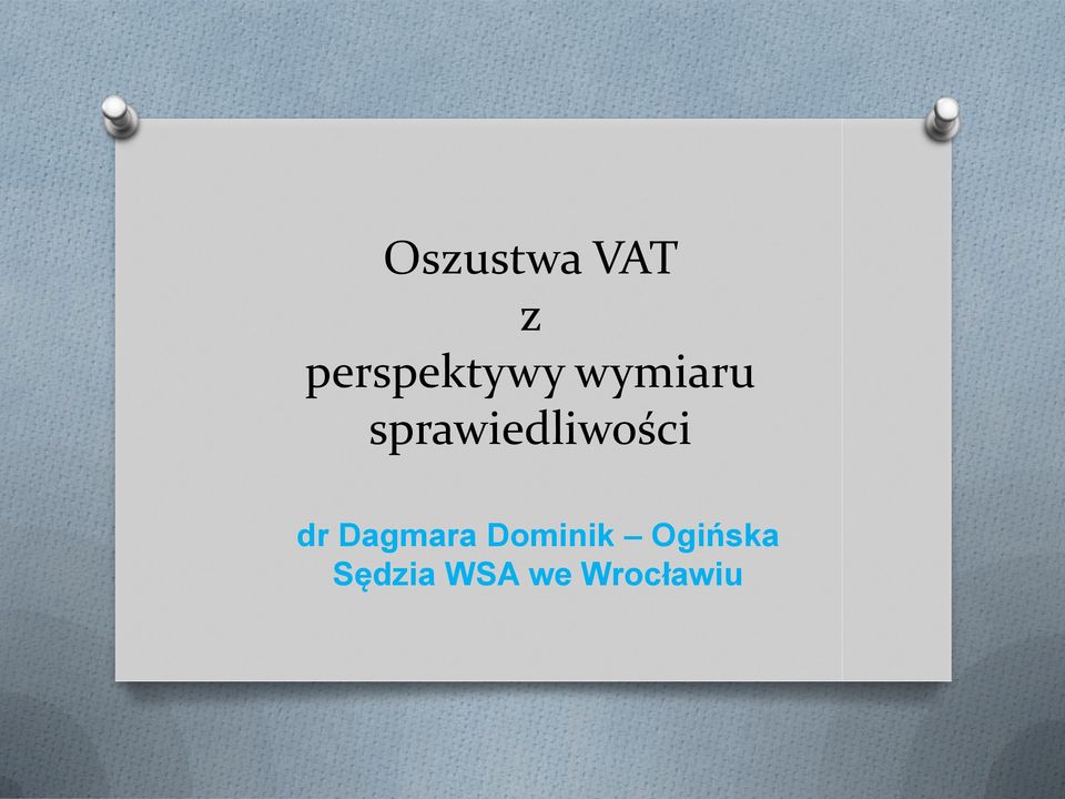 sprawiedliwości dr