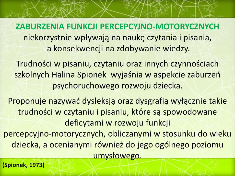 dziecka.