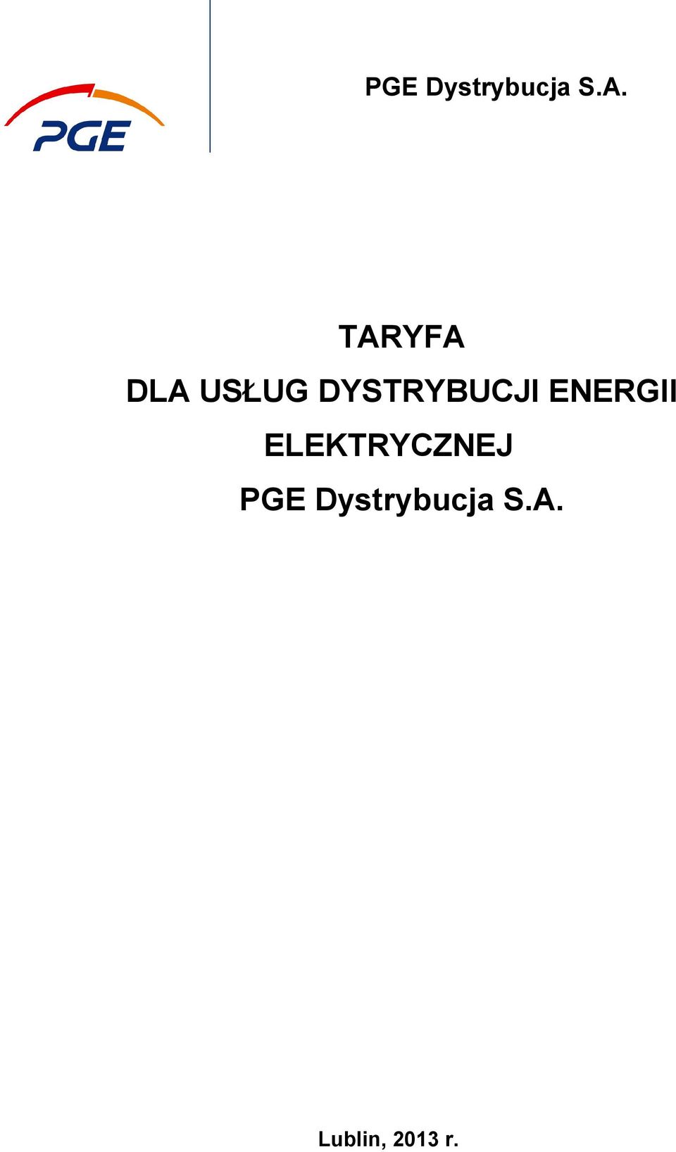 DYSTRYBUCJI ENERGII