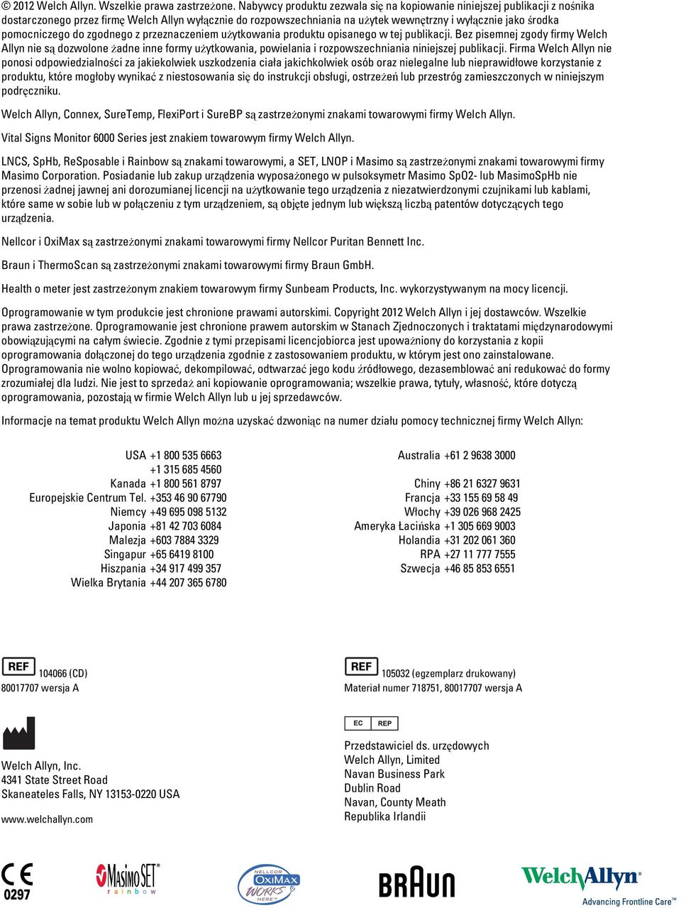 pomocniczego do zgodnego z przeznaczeniem użytkowania produktu opisanego w tej publikacji.