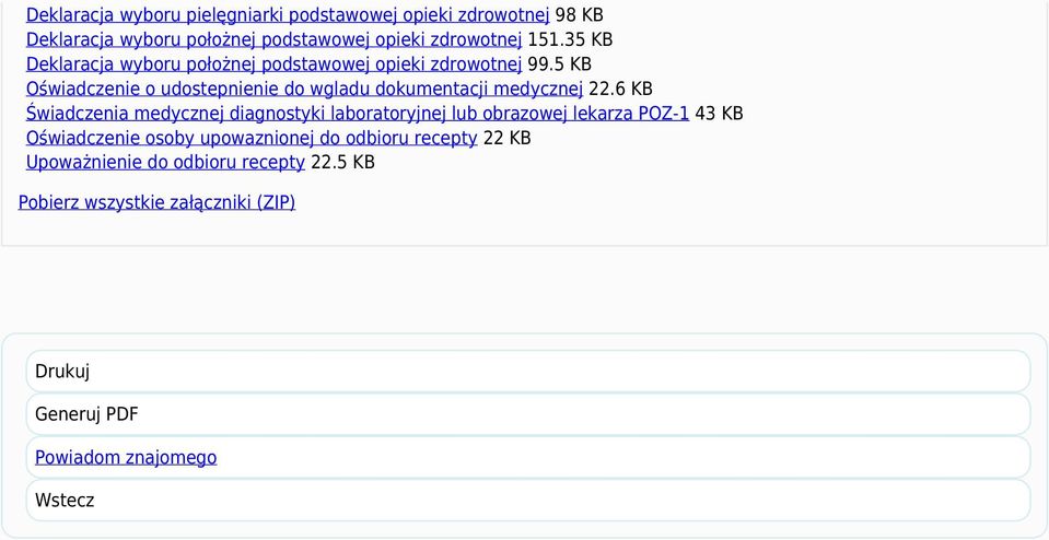 5 KB Oświadczenie o udostepnienie do wgladu dokumentacji medycznej 22.