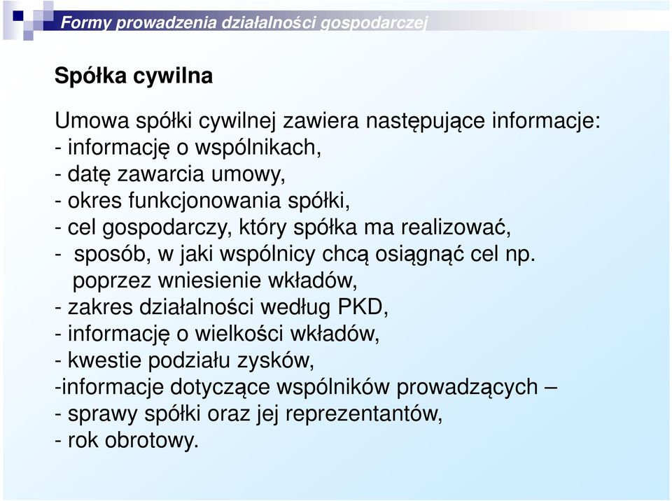 osiągnąć cel np.