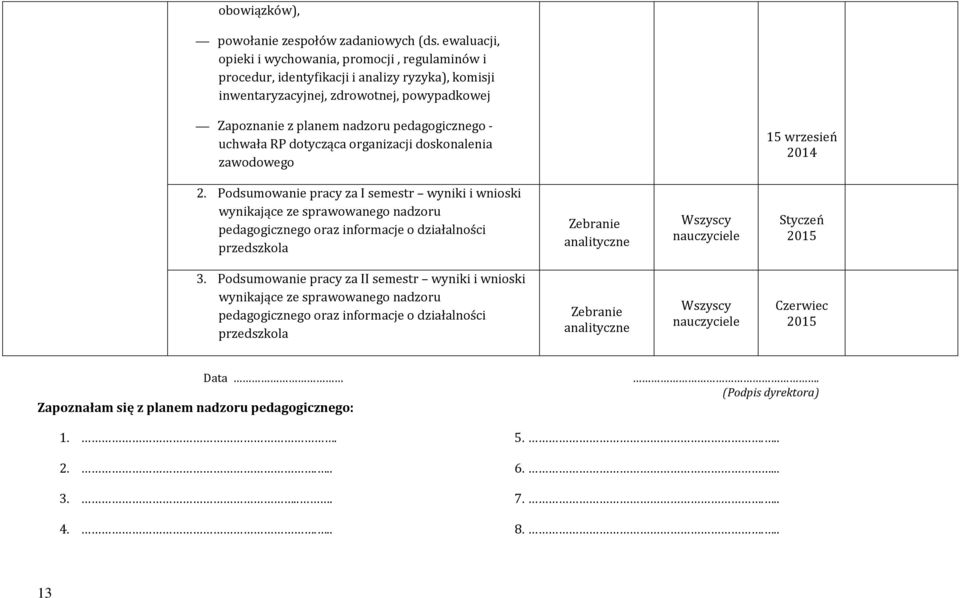 uchwała RP dotycząca organizacji doskonalenia zawodowego 15 wrzesień 2014 2.