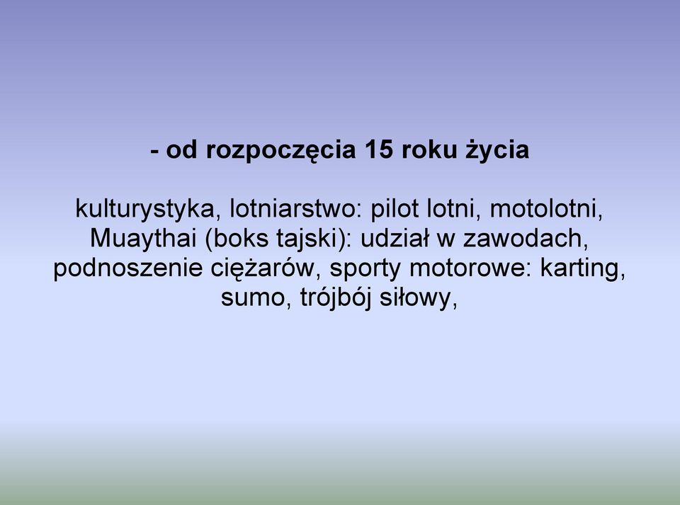 (boks tajski): udział w zawodach, podnoszenie