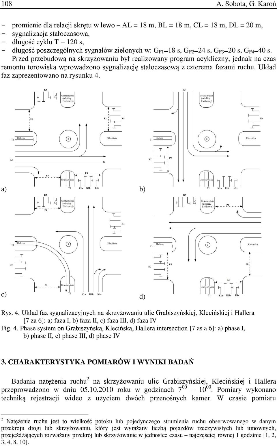 s, G F2 =24 s, G F3 =20 s, G F4 =40 s.