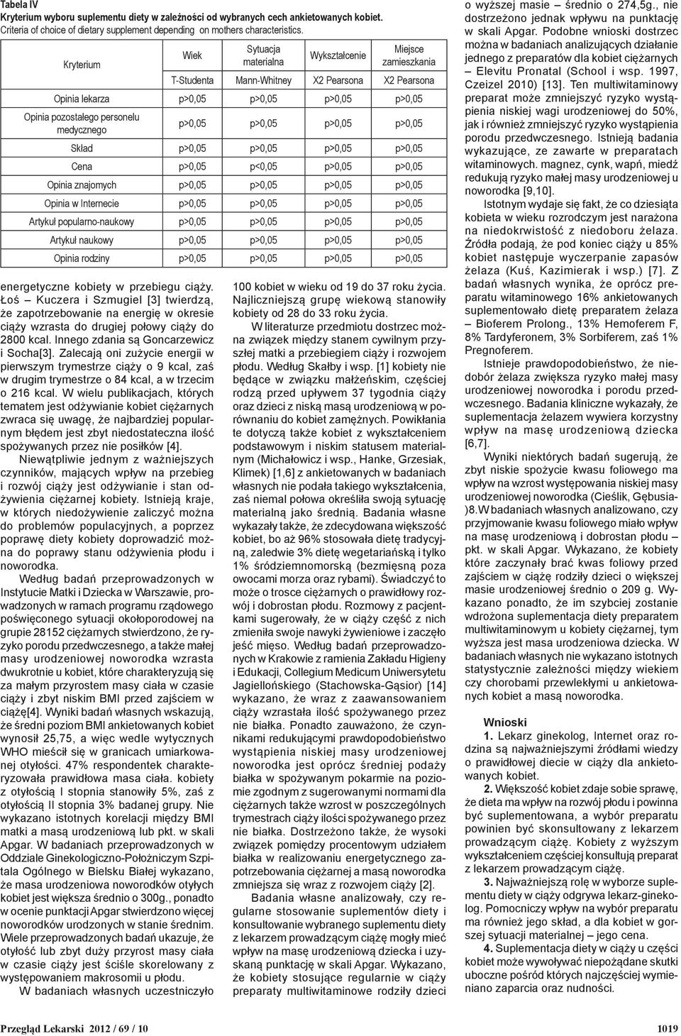 Innego zdania są Goncarzewicz i Socha[3]. Zalecają oni zużycie energii w pierwszym trymestrze ciąży o 9 kcal, zaś w drugim trymestrze o 84 kcal, a w trzecim o 216 kcal.