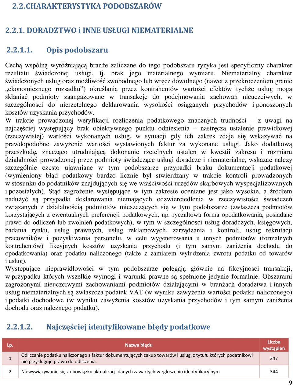 brak jego materialnego wymiaru.