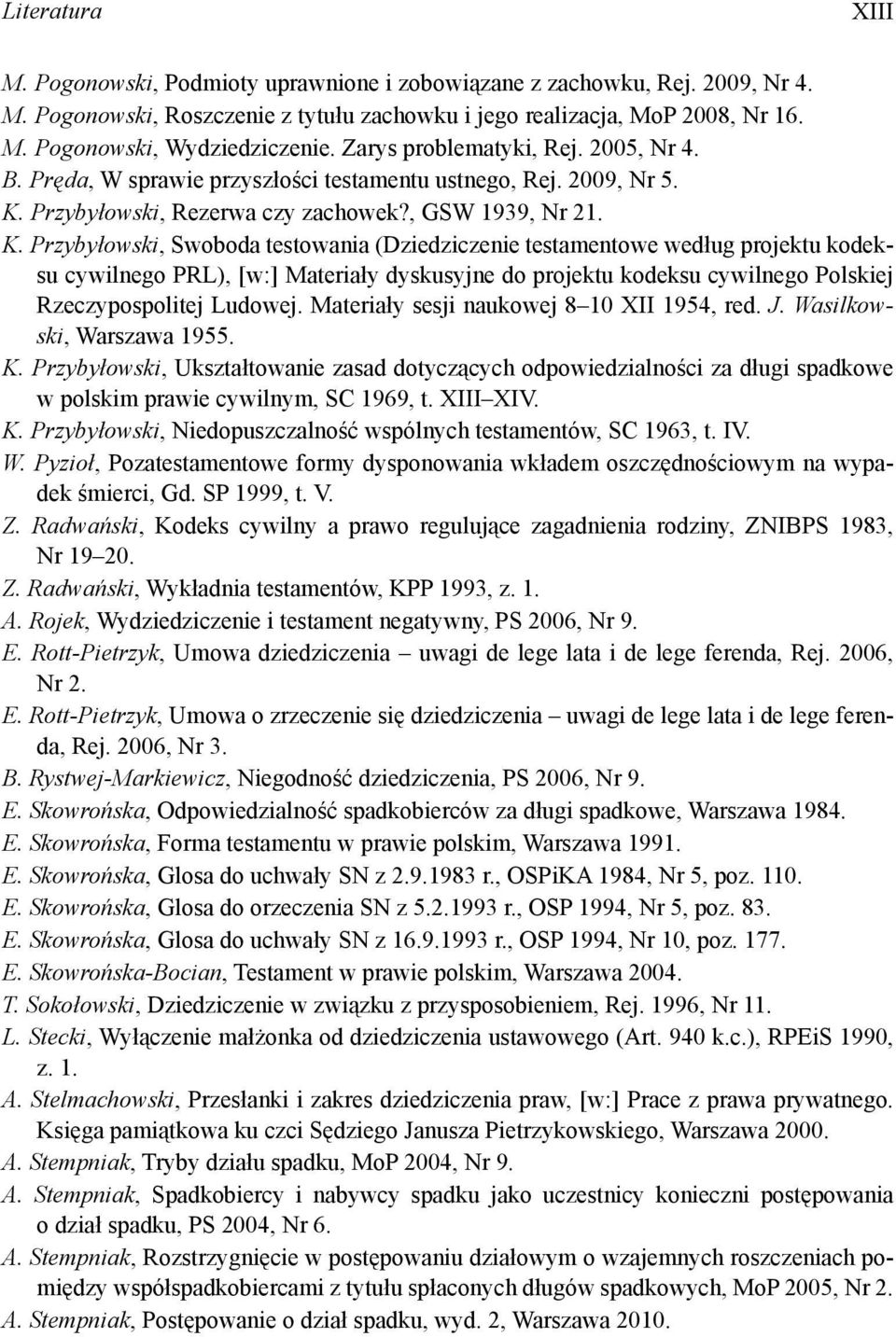 Przybyłowski, Rezerwa czy zachowek?, GSW 1939, Nr 21. K.