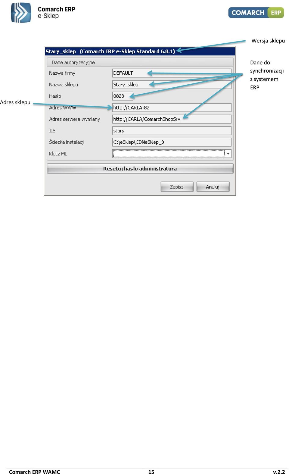 systemem ERP Adres