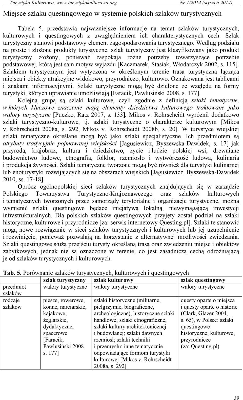 Szlak turystyczny stanowi podstawowy element zagospodarowania turystycznego.