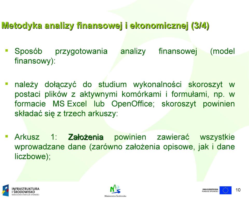 formułami, np.