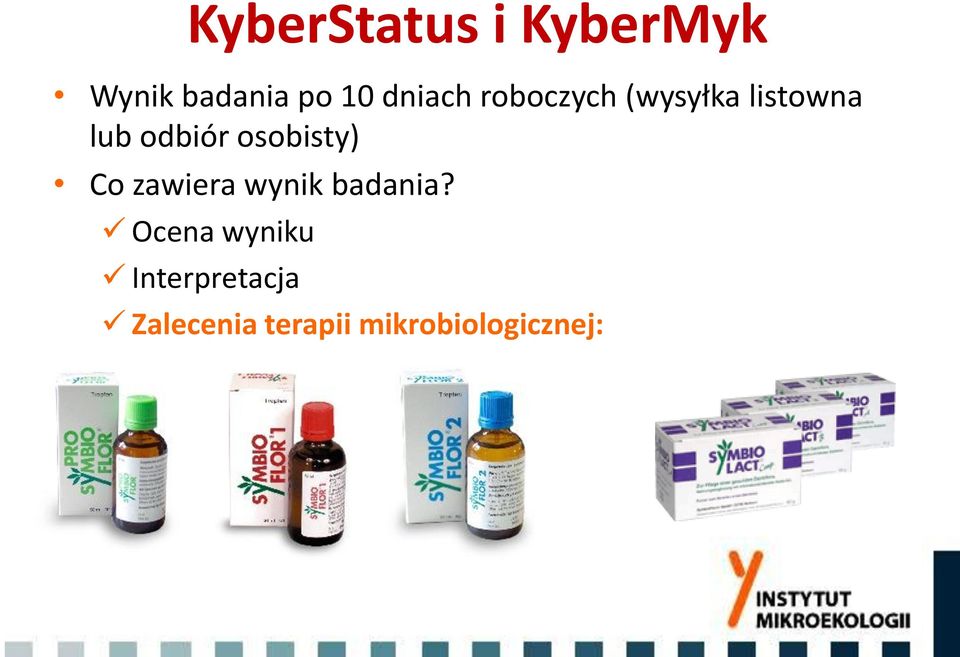 osobisty) Co zawiera wynik badania?