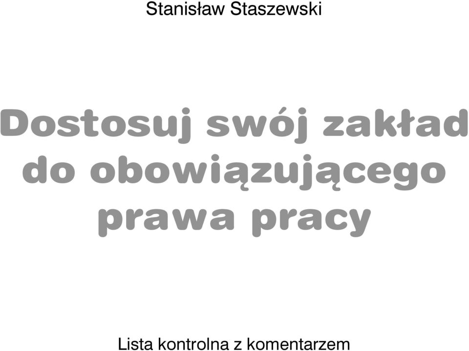 obowiązującego prawa