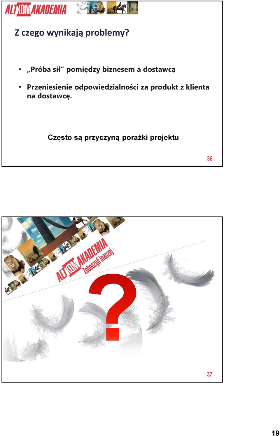Przeniesienie odpowiedzialności za produkt z