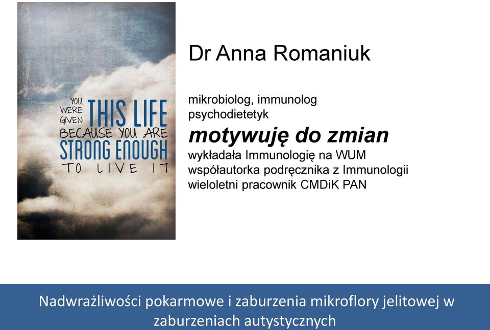 Immunologię na WUM współautorka